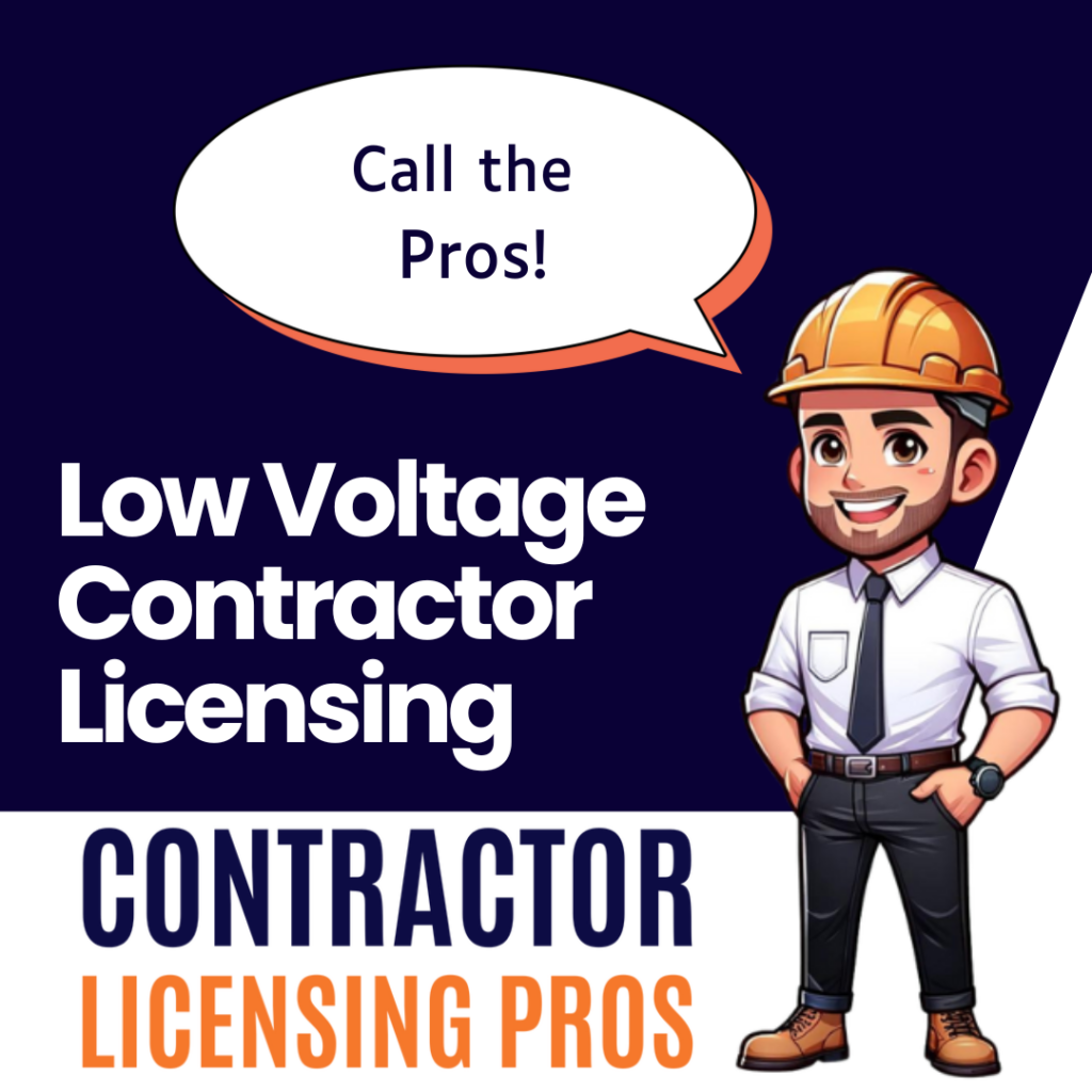 Low Voltage Contractor Licensing